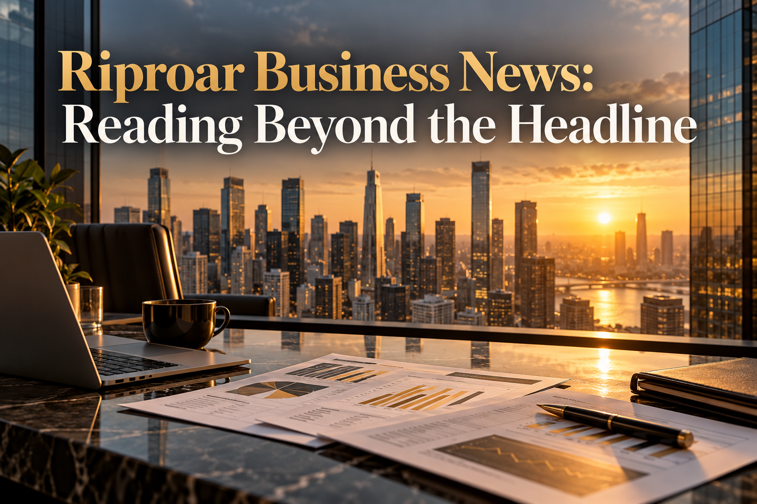 Riproar Business News: Reading Beyond the Headline featured illustration