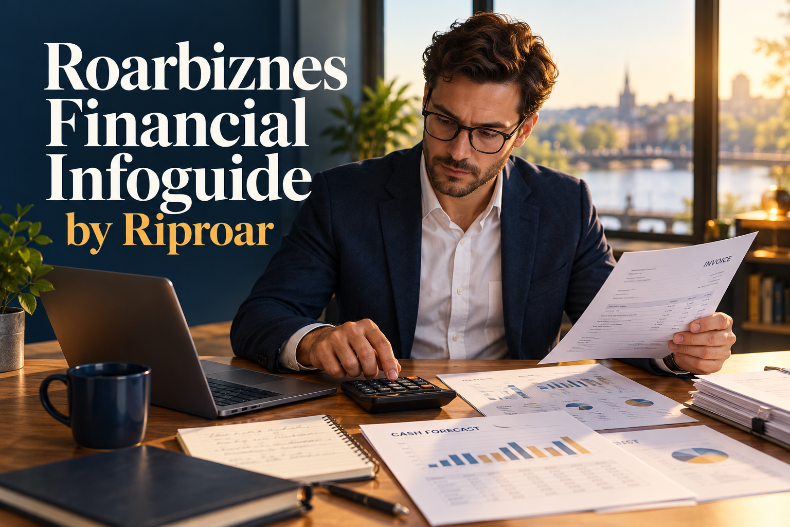 Roarbiznes Financial Infoguide by Riproar featured illustration