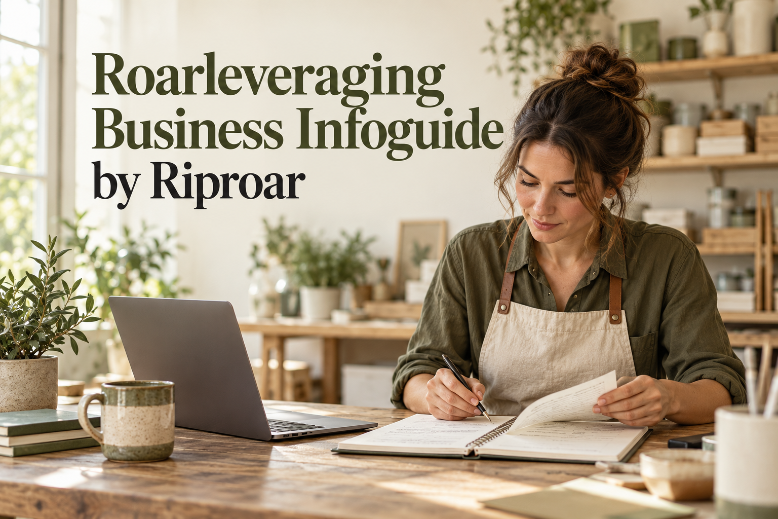 Roarleveraging Business Infoguide by Riproar featured illustration